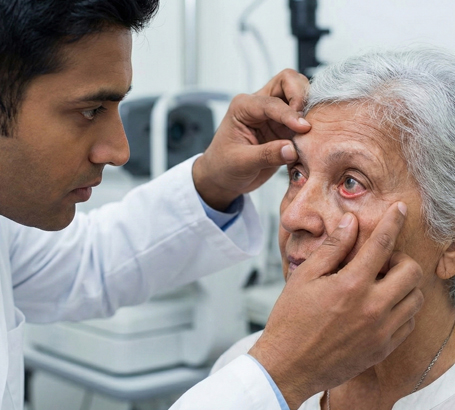 Frequent eye infections or irritation