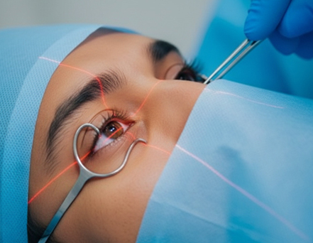 Pre-op assessment and measurements to confirm size and fit.
