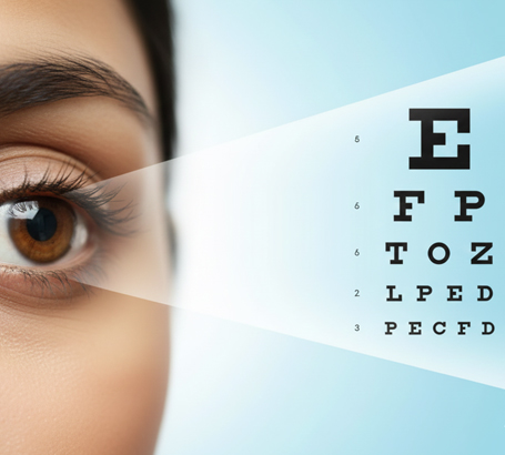 Healthy eyes with no active infection or disease that could affect outcomes.